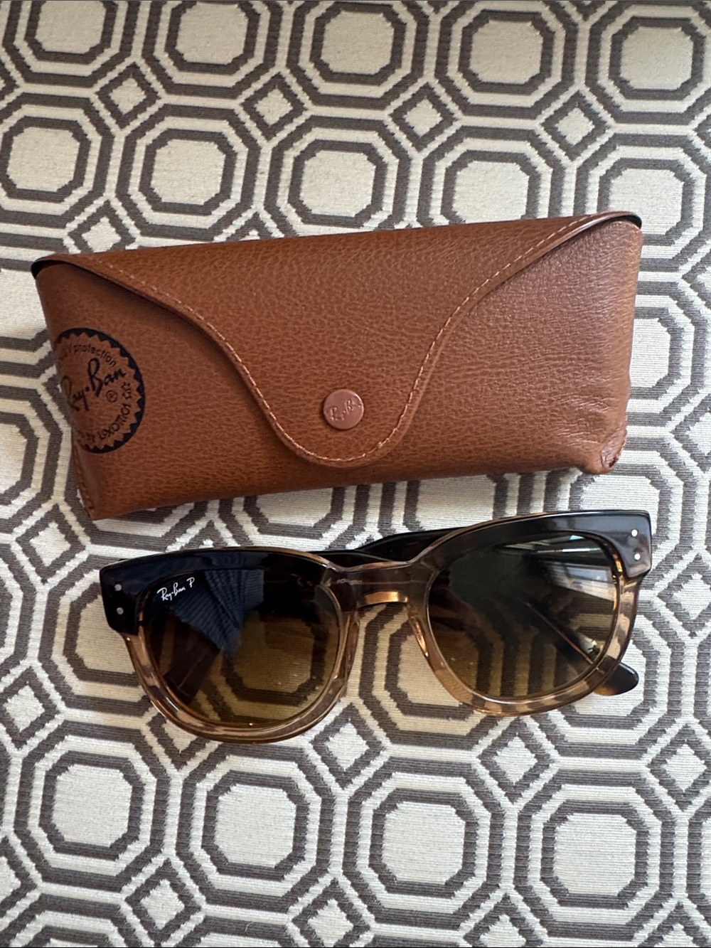 Ray-Ban Mega Hawkeye Polarized Sunglasses